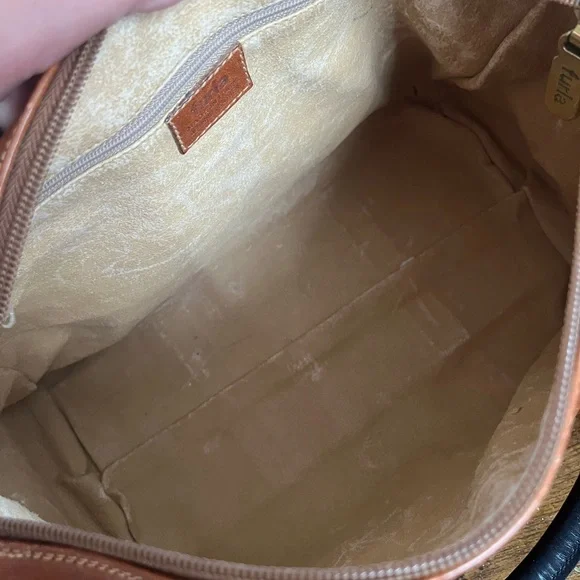 Furla Tan and Black Crossbody Bag - Picture 11 of 13